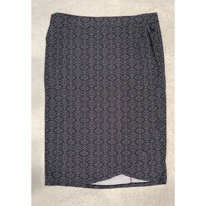 Ripskirt Hawaii Women's Wrap Midi Length Skirt Black Batik Size 2XL Beach Summer